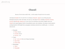 Tablet Screenshot of ghazali.org